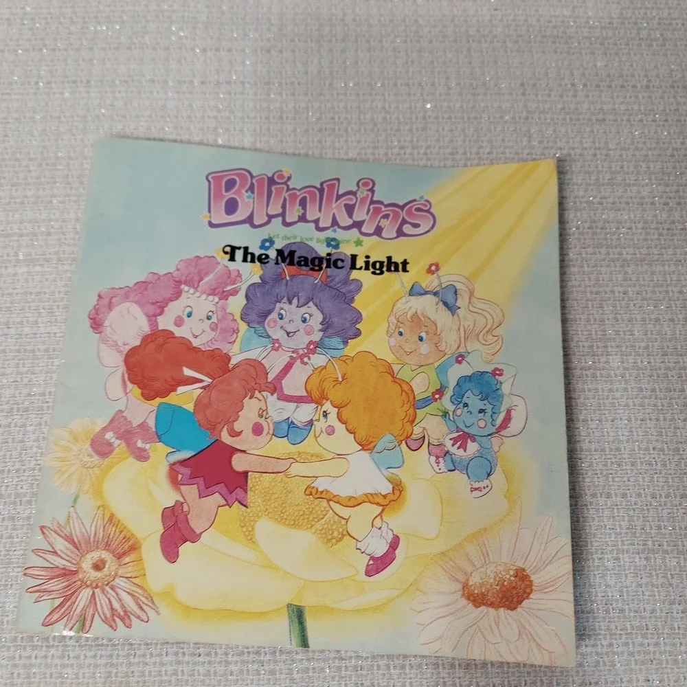 Vintage 1986 Blinkins The Magic Light Book PlayValue Toys‎ Retro 80s Storybook